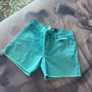 Light turquoise Denim Shorts